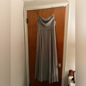 Sage green bridesmaids dress